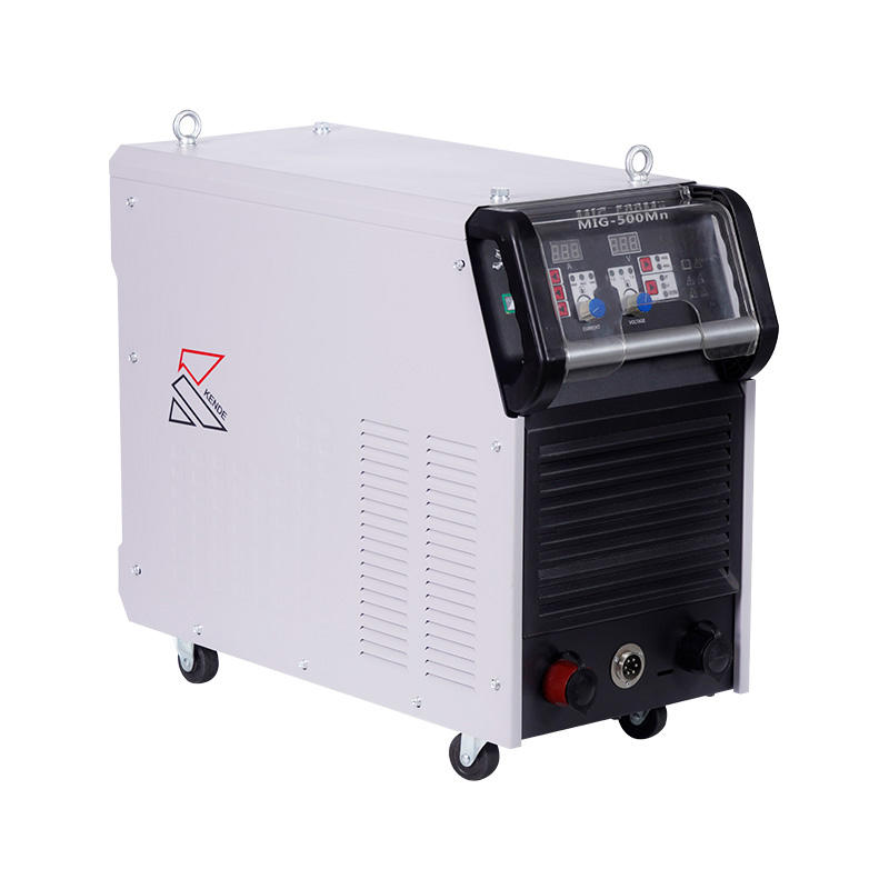 MIG-500Mn, inverter MIG/MAG and MMA function,Can weld ordinary carbon steel, stainless steel,  and other materials, MIG/MIG/MAG/No gas shielded Flux wire welding