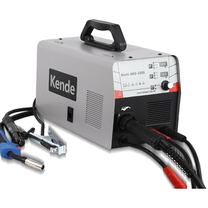 KENDE  portable 160A IGBT inverter welder DIGITAL DISPLAY MIG MAG MMA TIG  FLUX 2T 4T  VRD multi-function Inverter GAS shield1-5kg wire Welding Machine  