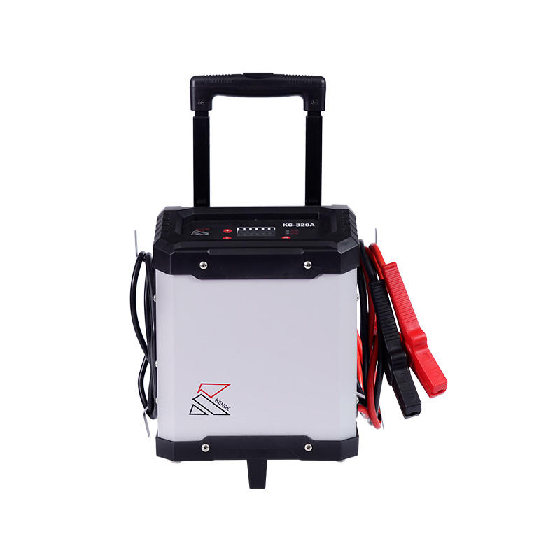 KC-A series battery charger with jump start function  12/24V  LCD display, max charging current 60A, start current 12V 350A, 24V 300A WITH 110V or 220V/230V INPUT 