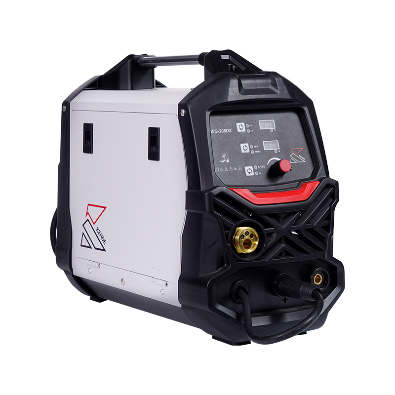 MIG-200DX/205DX,  180A/200A 220v/230V 180A 200A digital display MIG MAG gasless FLUX welder portable 1-5kg wire welding machine